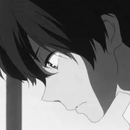 黑白动漫男生头像一身痞子味喜欢你就来
