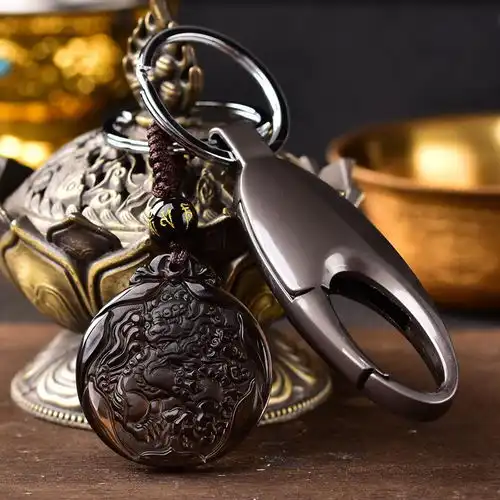 易明开居2022年生肖狗吉祥物财狮添喜饰品吊坠吉祥物
