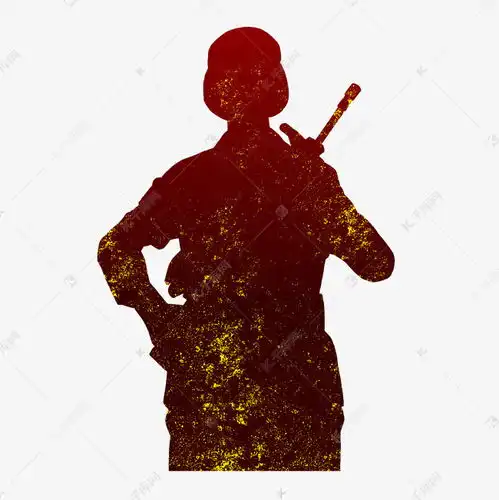 建军节军人剪影站岗执勤素材图片免费下载千库网
