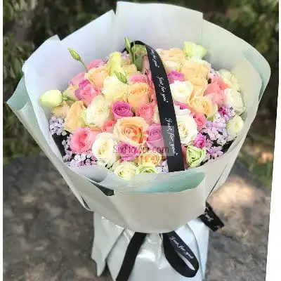 女生节送花女生节送什么花好六朵花
