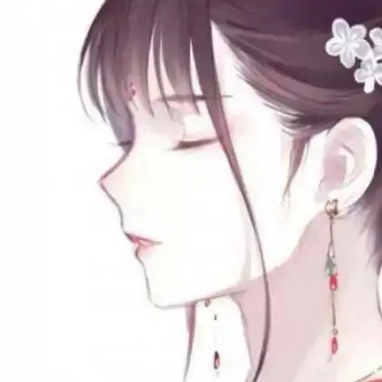 古风唯美伤感女生头像,笑而不语是最好的
