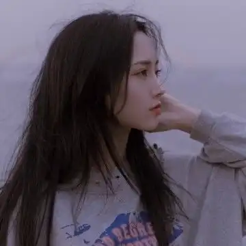 2021最流行的高冷侧脸女生头像
