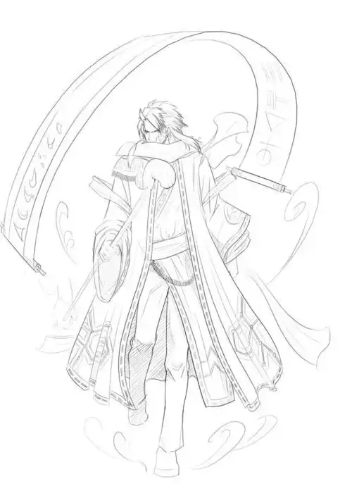 福利干货160张古风人物插画线稿白描图片值得收藏的
