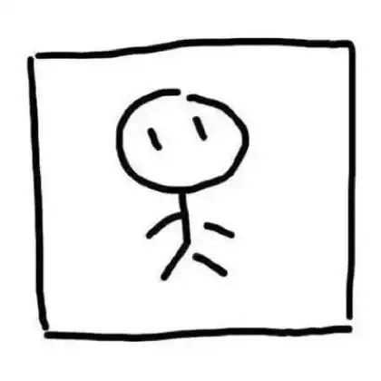 简笔画小人情侣头像一对,有你有我才有爱
