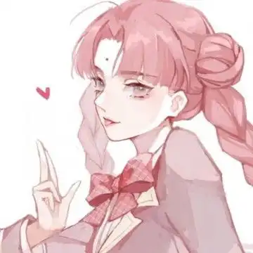 动漫女生可爱呆萌头像
