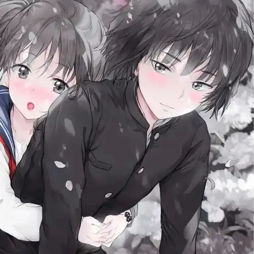 超甜动漫情侣头像如今你依旧是我的光
