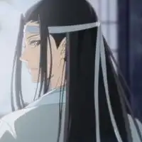 蓝忘记q版图片侧脸卡通蓝忘机q版萌图
