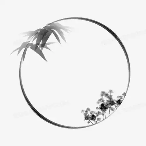 简约水墨古风边框png图片素材免费下载古风png39003900像素熊猫办公
