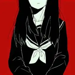 求动漫图片好看点的最好是黑白半身血色像这种的
