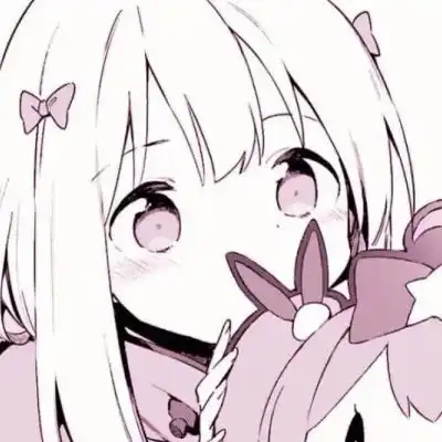 小樊优质黑白动漫女头谢谢你卡通动漫头像我要个性网
