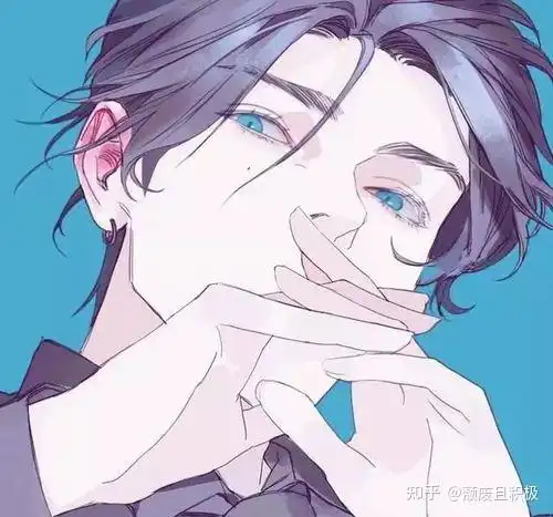 不同色系动漫壁纸头像
