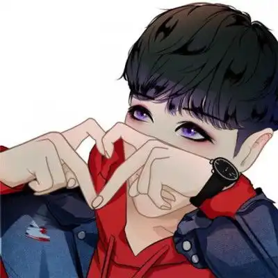 动漫卡通情侣头像00后学生专用简单好看的情侣头像大全一男一女
