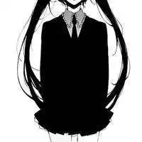 动漫黑白头像女生校服微信头像图片大全
