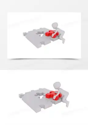 立体拼图设计图案大全熊猫办公
