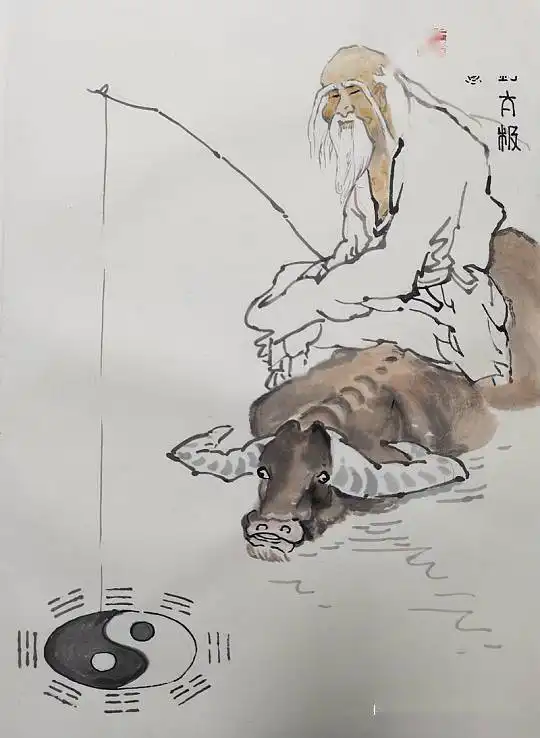 秦岭书画漫笔画金牛,今年数你牛商洛市漫画家协会给大家拜年啦
