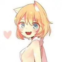 猫耳少女头像可爱打着伞微信头像图片大全
