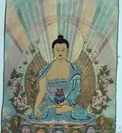西藏唐卡佛像唐卡藏传佛教用品镀金唐卡画佛像菩萨
