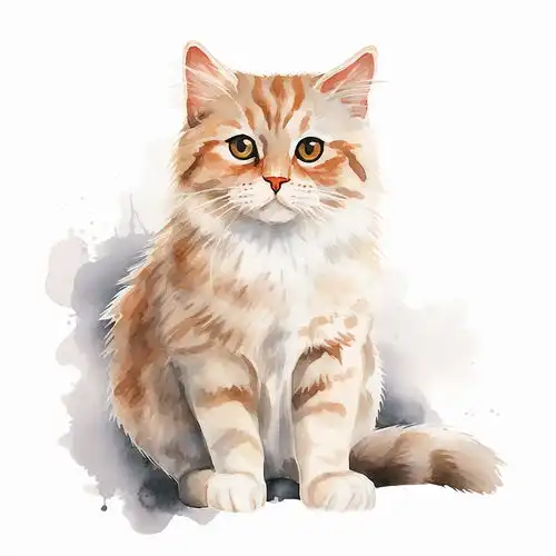 tempimageltrksh水彩手绘猫咪
