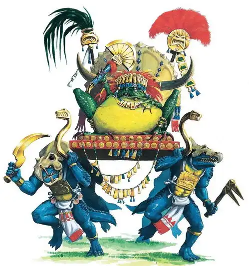 中古战锤aos蜥蜴人
