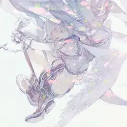 插画动漫二次元头像女
