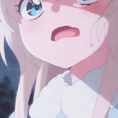 可爱呆萌一点点的动漫二次元女头
