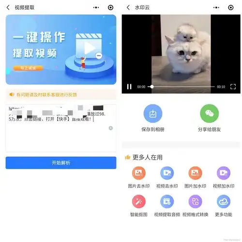 如何无水印下载保存快手视频试试这个无水印下载快手视频方法
