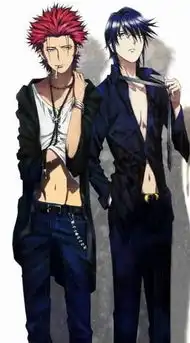 盘点二次元红蓝cp们驱魔少年拉比神田优黑子的篮球火神大我黑子哲也
