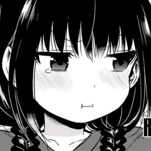 动漫黑白女头有一个人,让我再不相信爱情
