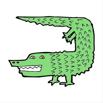 卡通鳄鱼,美术绘画,其他设计,设计模板,汇图网
