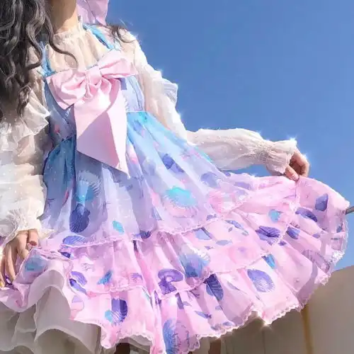 背景图超美洛丽塔世界上所有的相遇都是久别重逢
