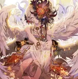 求动漫女生一只眼被花或蝴蝶遮盖的头像

