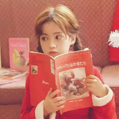 红色系头像女最新最火红色系女生头像
