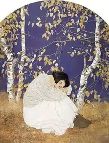 冷军的写实油画美女vs何家英的写意工笔美女,你喜欢哪一款
