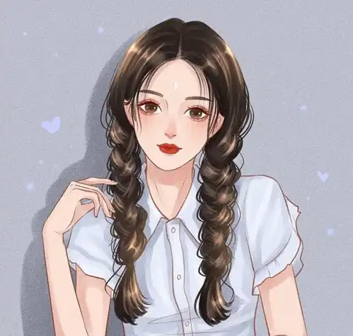 女生头像一组高冷拽酷版和甜美系的混搭
