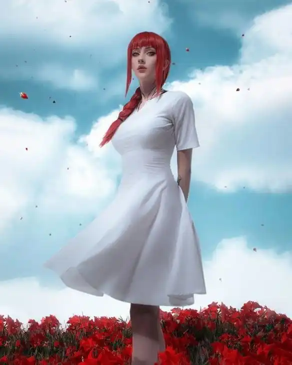 俄妹cos电锯人中坏女人玛奇玛胶衣御姐
