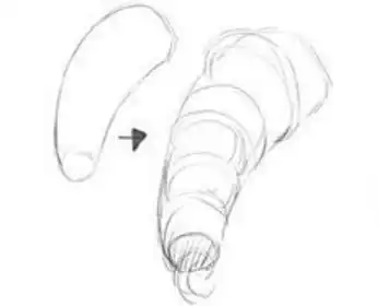 如何画出二次元女生的卷发5步就能画出来学好绘画一点都不难
