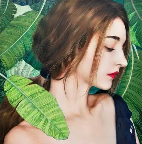 这些堪比高清照片的美女竟然是画出来的别怀疑,有图有真相
