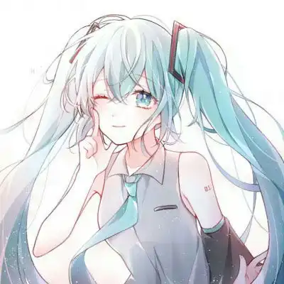 可爱唯美动漫女生头像长发漂亮的二次元女孩图片
