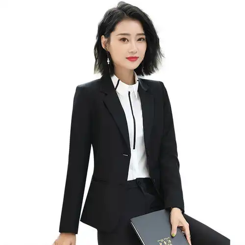 秋冬长袖工作服女装职业套装女套裙ol西服西装套装女士正装套装女
