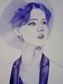 手绘鹿晗

