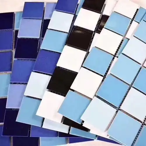 48x48陶瓷马赛克泳池马赛克泳池瓷砖马赛克瓷砖
