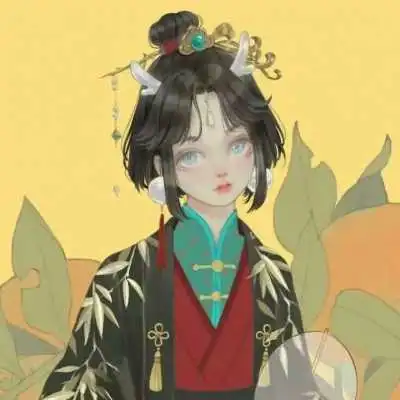 二次元氛围感女生头像
