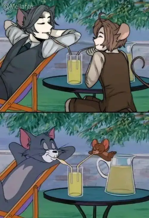 猫和老鼠拟人,啊啊啊啊我的童年,我又磕到了
