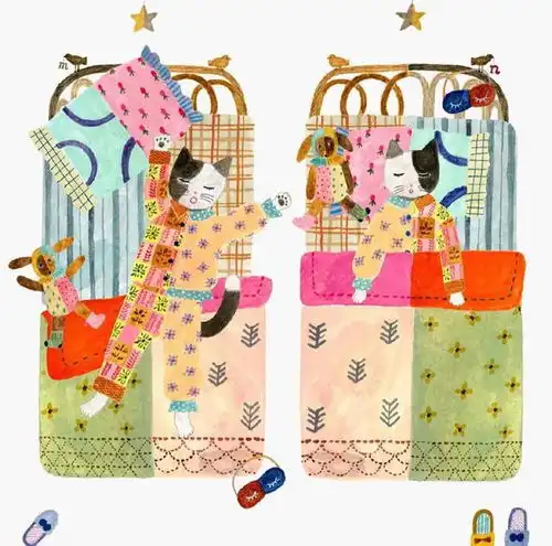 可爱的猫星人插画丨清新脱俗的风格治愈到你了吗
