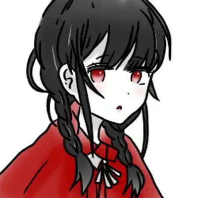 二次元动漫女生头像丧气小萝莉
