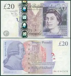 谁知道20英镑是什么样的,有图片吗

