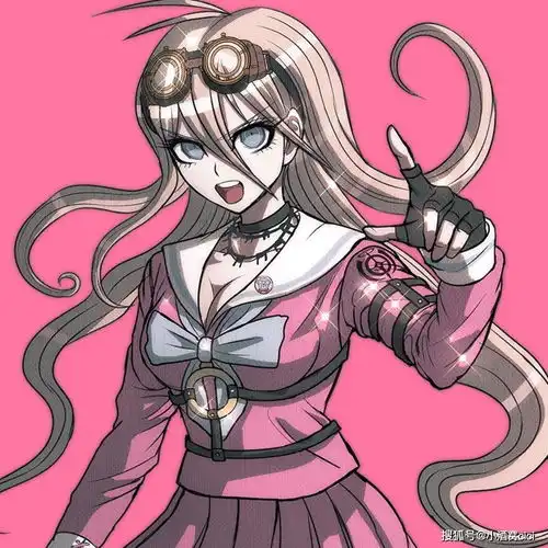 弹丸论破入间美兔,又能开车,又有高科技的小可爱,动漫头像
