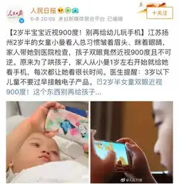 2岁半女童双眼近视900度这个东西别再给孩子看了
