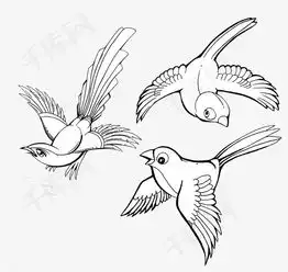 卡通手绘飞翔的小鸟素材图片免费下载高清png千库网图片编号8069924
