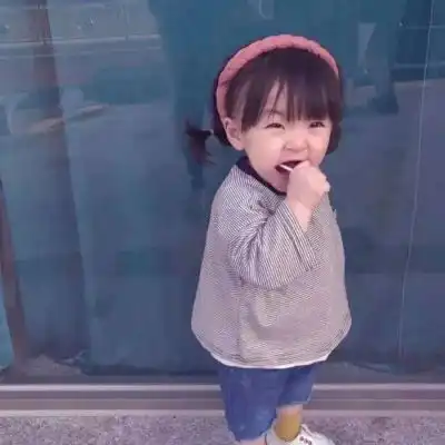 可爱的小孩头像超萌搞怪小女孩头像可爱呆萌图片
